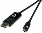 V7 Cablu USB-C (Tata) la DisplayPort (Tata), DP 1.2, 21.6 Gbps, 4K UHD, 2m (V7UCDP-2M)