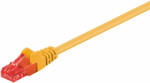 MicroConnect U/UTP CAT6 0.5M Yellow PVC, Unshielded Network Cable (B-UTP6005Y)