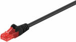 MicroConnect U/UTP CAT6 0.25M Black PVC, Unshielded Network Cable (B-UTP60025S)