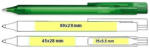 Schneider Pix mecanism Essential albastru corp plastic verde 0.4mm (547984)