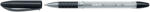 Stanger Pix negru varf mediu grip cauciucat corp cristal (18000300006)
