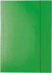Office Mapa carton plastifiat A4 cu elastic verde
