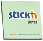 Hopax Notes adeziv 76x76mm, 100 file verde pastel (HO-21150)