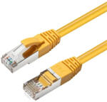 MicroConnect Patch cord CAT6A S/FTP 2m galben 10Gb PoE+ (MC-SFTP6A02Y)