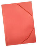 Office Max Mapa plic A4 plastic rosie cu elastic la colturi (2811_R)