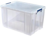 Fellowes Cutie plastic Prostore 85L cu capac si manere (7731101)