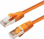 MicroConnect CAT6A S/FTP 0.25m Orange LSZH (MC-SFTP6A0025O)