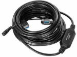 MicroConnect Cablu prelungitor activ USB-A 3.2 Gen1 5Gbit 10m (USB3.0AAF10A)