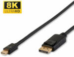 MicroConnect 8K Mini Displayport to, Displayport Cable 0.5m (DP-MMG-050MBV1.4)
