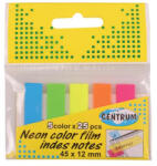 Centrum Index adeziv plastic 45x12mm 5 culori neon (80408)