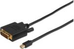 MicroConnect Cablu Mini DisplayPort la DVI-D 1m Dual Link (MDPDVI1B)