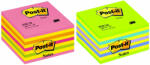 3M Cub notes adeziv Post-it NEON 76x76mm 450 file culori neon (NOT072)