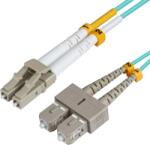 MicroConnect Patch cord fibra optica 10m LC/UPC-SC/UPC OM3 MM Duplex LSZH OD: 2mm (FIB422010)