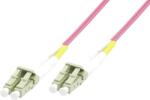MicroConnect Cablu Fibra Optica, LC-LC, Multimode, Duplex, OM4, LSZH, (Erica Violet), 50m (FIB440450P)
