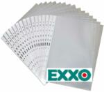 Exxo Set 100 buc mape plastic (file protectie), A4 transparente cu perforatii lateral (NK4830)