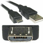 Gembird Cablu USB A [4 pini] -> micro-B [5 pini], 1.8m (CABLE-USBA-MICROB-1.8BK)