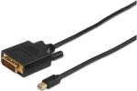 MicroConnect Cablu Mini DisplayPort la DVI-D 2m Dual Link (MDPDVI2B)