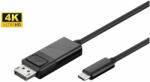 MicroConnect USB-C Displayport cable 2m, USB-C to Displayport cable (USB3.1CDPB2)