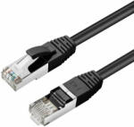 MicroConnect Patch cord CAT6A S/FTP 20m negru LSZH (MC-SFTP6A20S)