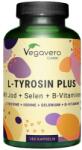 Vegavero L-Tyrosin Plus | with Iodine, Selenium & B-Complex [180 капсули]