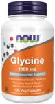 NOW Glycine 1000 mg [100 капсули]