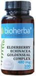 Bioherba Elderberry, Echinacea, Goldenseal Complex 480 mg [100 капсули]