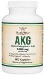 Double Wood Supplements AKG | Alpha Ketoglutaric Acid 1000 mg [180 капсули]