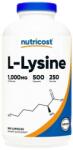 Nutricost L-Lysine 500 mg [500 капсули]