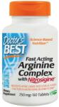 Doctor's Best Fast Acting Arginine Complex | With Nitrosigine 750 mg [60 Таблетки]