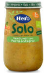  Meniu bio cu legume si paste integrale, +8 luni, 190 g, Hero Solo