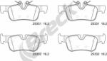 BRECK set placute frana, frana disc BRECK 25331 00 651 00 (25331 00 651 00)