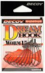 DEC Decoy Worm15 Dream Hook #1 Ns Black 9pcs/bag (jde41501) - marlin