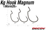 DEC Decoy Worm26 Kg Hook Magnum #10/0 Ns Black 2pcs/bag (jde42610) - marlin