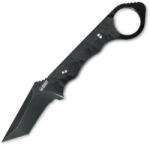 KUBEY WOLF E-CQC Fixed Blade Knife Black G10 Handle w/Kydex Sheath KU320B (KU320B)