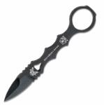 BENCHMADE Mini SOCP Dagger, 440C SS Black Blade, Black Molded Sheath 177BK (177BK)