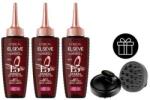 L'Oréal Elseve Full Resist Aminexil Anti Hair-Fall Serum set 3x tratament de păr 102 ml + perii de păr 1 buc pentru femei