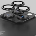 DEVIA Folie protectie Devia Sticla Camera Peak Series iPhone 15 Pro / 15 Pro Max pachet de 3 buc Negru (DFSCPSIXVPRN)