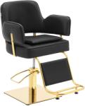 physa Scaun de salon cu suport pentru picioare - 890 - 1020 mm - 200 kg - negru / auriu PHYSA OSSETT BLACK & GOLD (PHYSA OSSETT BLACK & GOLD)