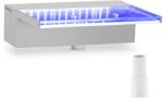 UNIPRODO Duș de supratensiune - net_length cm - Iluminare cu LED-uri - Albastru / Alb - Lip_lenght mm ieșire de apă UNI_WATER_23 (UNI_WATER_23)