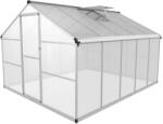 UNIPRODO Greenhouse - 301 x 238 x netto_înălțime cm - policarbonat + aluminiu UNI_GREEN HOUSE_04 (UNI_GREEN HOUSE_04)