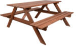 ROJAPLAST Piknik fenyőfából készült egybeépíthető kerti bútor garnitúra - warnex - 113 540 Ft