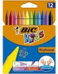 BIC Zsírkréta, BIC KIDS "PlastiDecor", 12 különböző szín (BC945764)