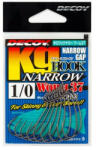 Decoy Worm 37 Kg Hook Narrow 3 Fekete Offset Horog 9db (JDE43703)