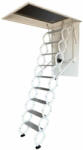 Fistar Elektromos padláslépcső, kihúzható, 3, 4 m, fehér, acél vázzal
