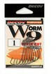 DEC Decoy Worm9 Uppercut #1/0 Ns Black 9pcs/bag (jde40910)