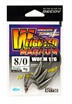 DEC Decoy Worm126 Weighted Magnum #6/0 Ns Black 3pcs/bag (jde41260)