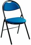 Linea Fabbrica Összecsukható szék kék szövet fekete alap