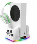 iPega Dokkolóállomás iPega Xbox Series S, Vezeték nélküli Vezérlő és fejhallgató számára + 2db akkumulátor (PG-XBS011S)
