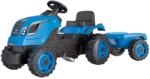 Smoby Tractor cu pedale si remorca Smoby Farmer XL albastru (S7600710129) - bebebliss