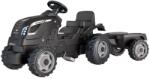 Smoby Tractor cu pedale si remorca Smoby Farmer XL negru (S7600710131) - bebebliss